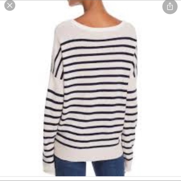 ATM Anthony Thomas Melillo Block-Striped Cashmere Crewneck Sweater​​​​​​​​​ - Picture 2 of 11